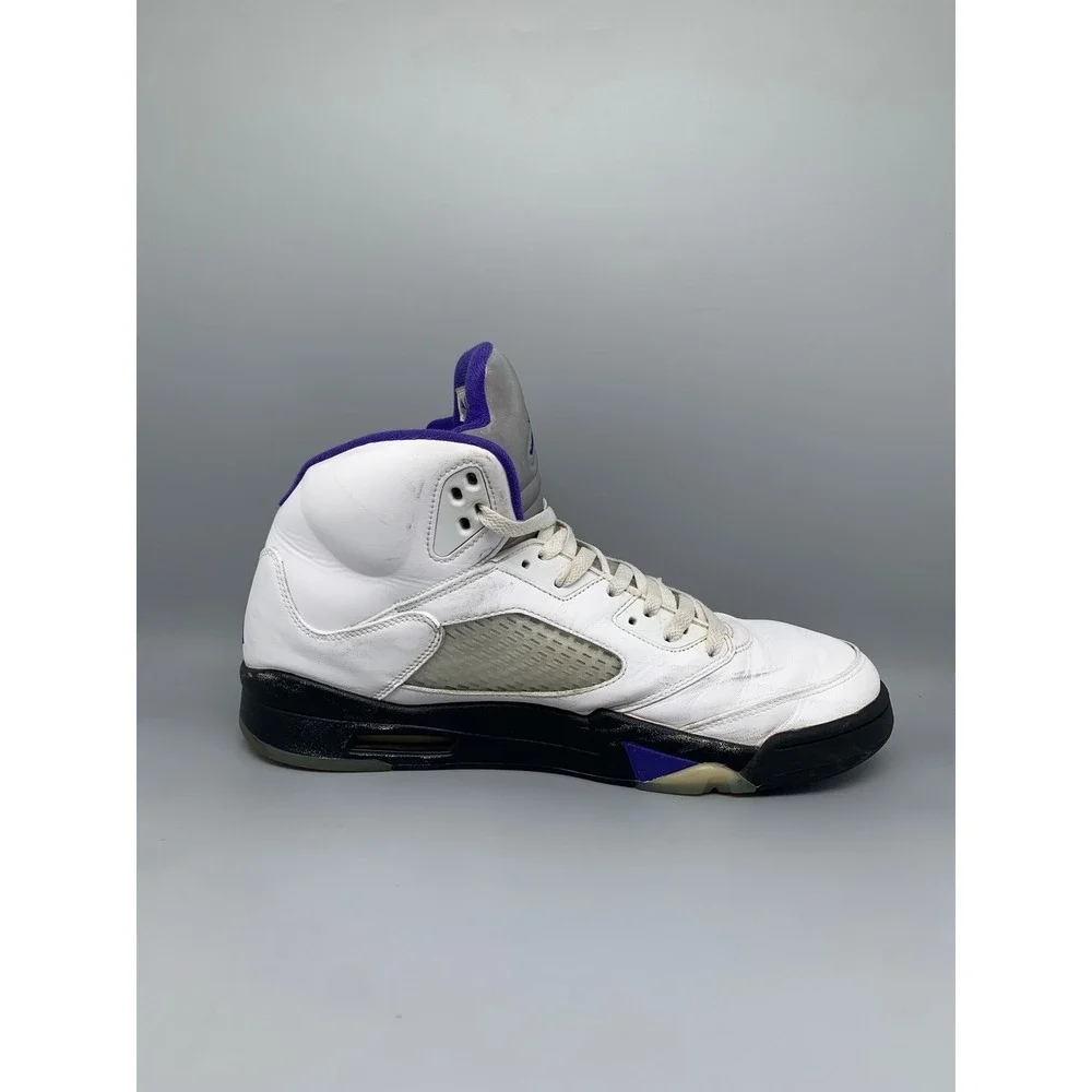 Jordan 5 Retro Dark Concord White Basketball Shoes DD0587-141 Men's Sz 10
